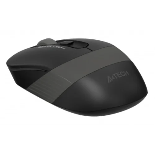 Мышь A4Tech Fstyler FG10S черный/серый оптическая (2000dpi) silent беспроводная USB для ноутбука (4but)